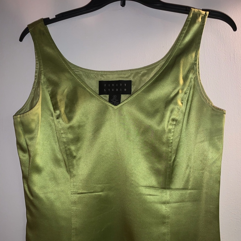 Satin tank top